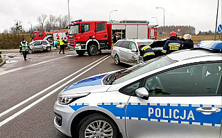 5 osób rannych po wypadku na obwodnicy Gołdapi
